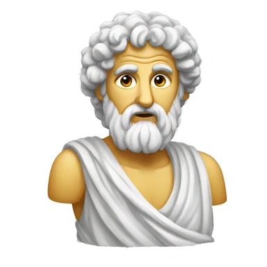greek philosophy sticker
