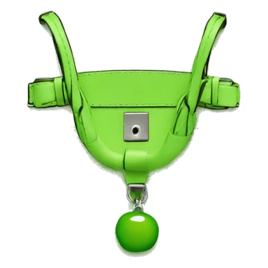 lime green mini kelly bag sticker