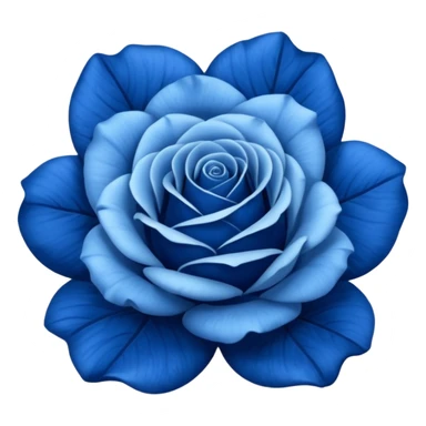 Rose bleu sticker