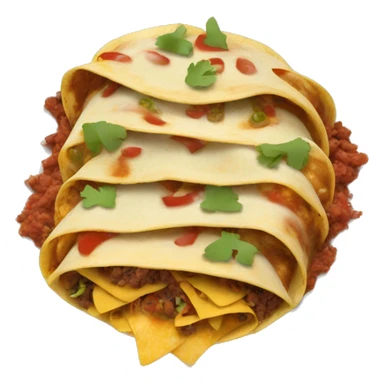 Enchiladas with tacos sticker