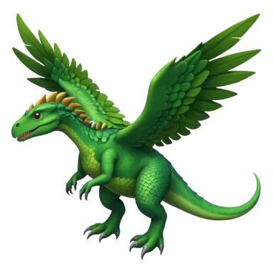 flying dinosaur sticker