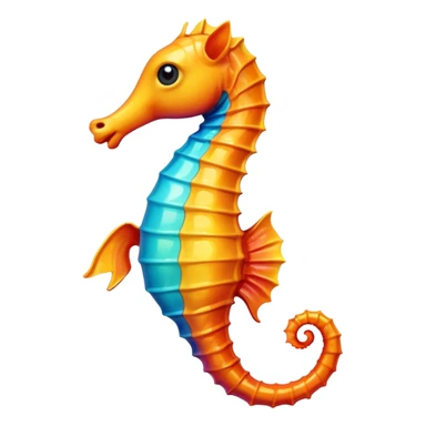 Seahorse - чтобы выглядил как настоящий эмодзи sticker