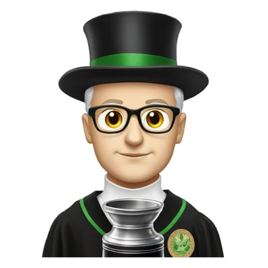 gregor mendel with a stanley cup sticker