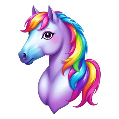 Lisa Frank horse sticker