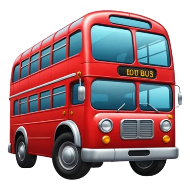 red bus sticker