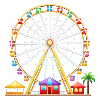 Ferris Wheel with lights
 sticker