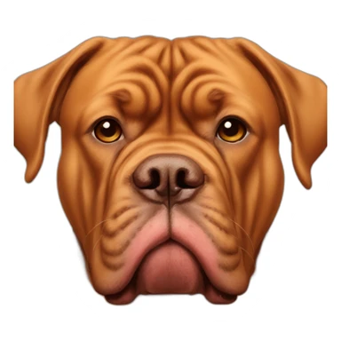 Dogue de bordeaux sticker