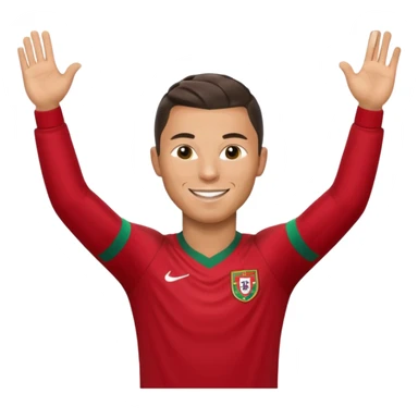 Creat me a cr7 emoji sticker