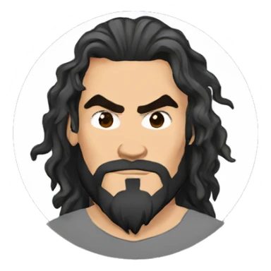 jason momoa cartoon wearing tee sticker