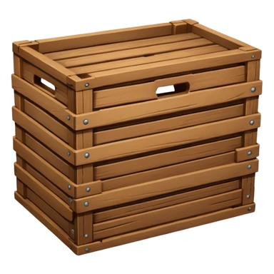create a dnd style crate.png using 48x48 pixels size sticker