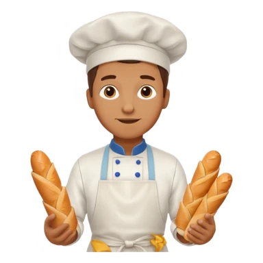 Street Baker man  sticker
