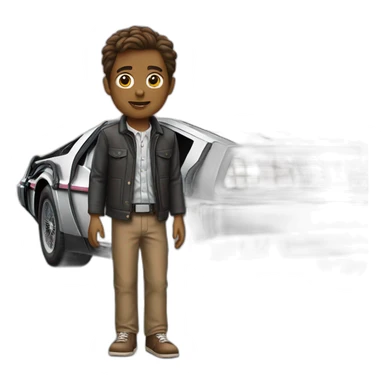 back to the future sticker