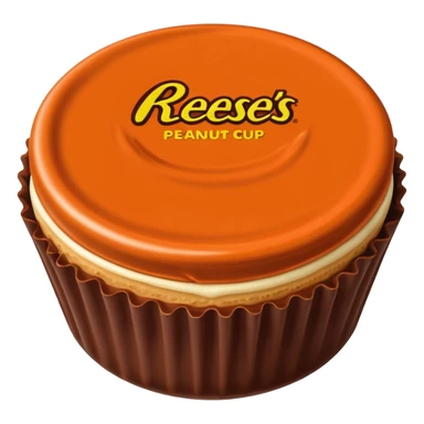 reeses peanut butter cup exact same replica sticker