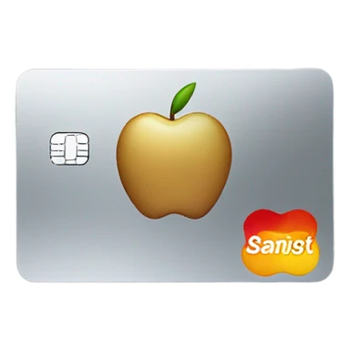 Apple card credit sticker