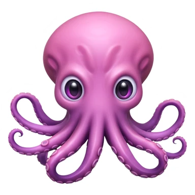 tentacle alien character, octopus-like face, soft glowing skin, alien biology design, cute but weird vibe, 3D cartoon, mobile game icon style, clean background, no text, no watermark
 sticker
