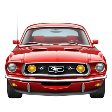 voiture mustang sticker