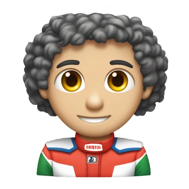 Crie um piloto de formula 1, loiro de, olhos verdes, marcacão vermelho, sorrindo e com os braços cruzados sticker