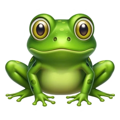 Frog tripping on acid  sticker