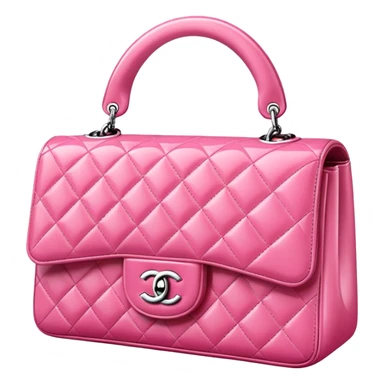 pink chanel bag  sticker