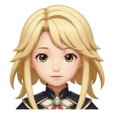 Cute Lumine from Genshin Impact in Photorealistic Hoyoverse Anime Style  sticker