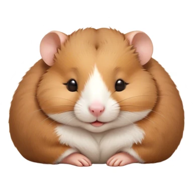 Meme-Worthy Cute Sleeping Brown Hamster Portrait Emoji, Head resting peacefully with a contented smile, showcasing a delightfully compact build and a luxuriously soft rich brown fur, eyes shut in a serene nap, Simplified yet hilariously adorable features, highly detailed, glowing with a soft, drowsy light, high shine, relaxed and utterly lovable, stylized with an air of playful laziness, bright and heartwarming, soft glowing outline, capturing the essence of a comically sleepy hamster, so meme-worthy it feels like it could instantly become the next viral sensation of adorable slumber! sticker