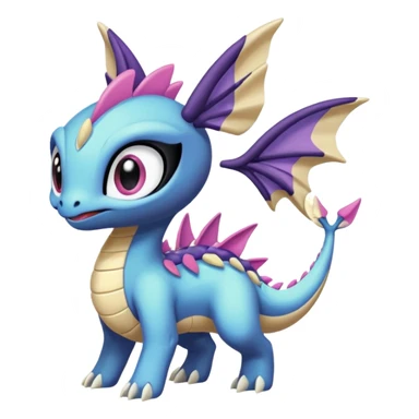 Meloetta-Cresselia-Palkia-Spyro-Toothless-Stitch-Fakémon-creature-hybrid sticker