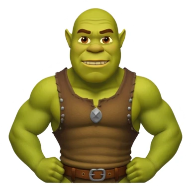 shrek gigachad sticker