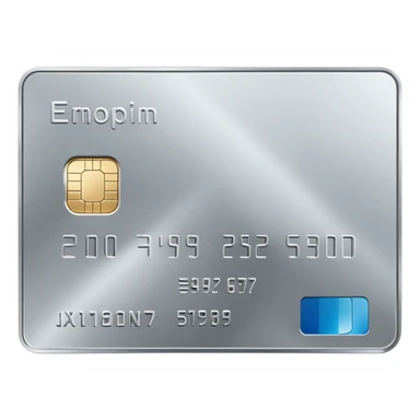 Platinum credit card sticker