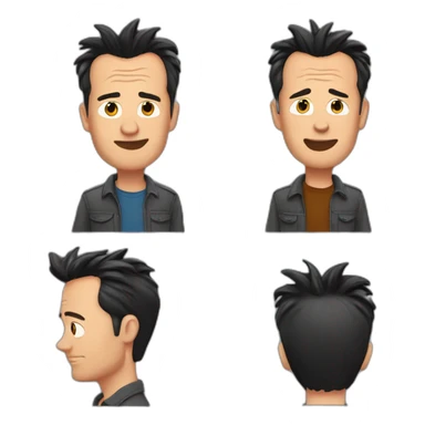 Chandler Bing says goodbye sticker