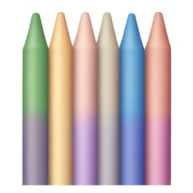 Pastel crayons sticker