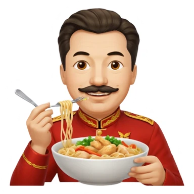 Stalin ăn mì gà sticker