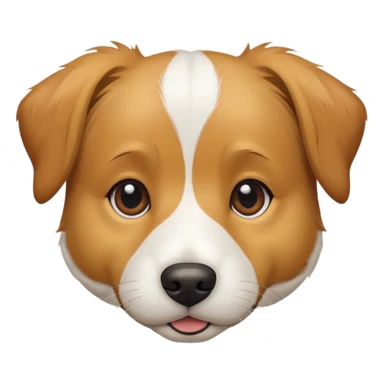 a jack russell cross with a larger dog sticker