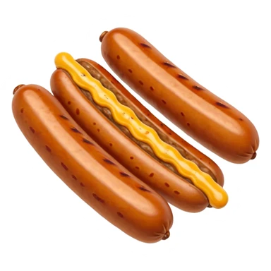 shorter romanian sausages with mustard sticker