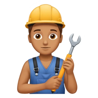 person Repairing a tool sticker