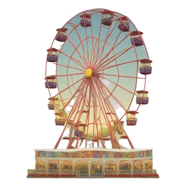 Ferris wheel sticker
