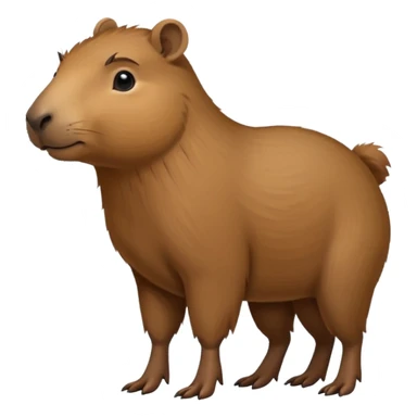 Capybara (Full) walking in 4 legs  sticker