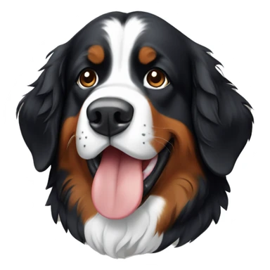 A Bernese mountain dog sticker