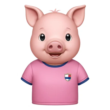 Pig wearing Tommy hilifiger sticker