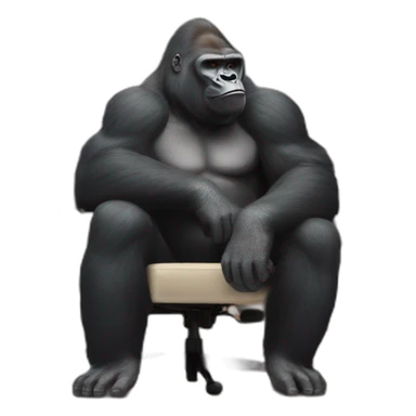 Gorilla putting President Joe Biden to sleep sticker