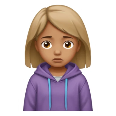 poor begger little girl sticker