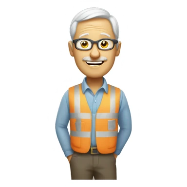 overworked but happy 60 year old worker sticker