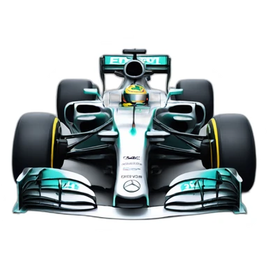 F1 car Mercedes sticker