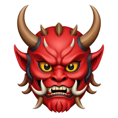 Oni Mask sticker