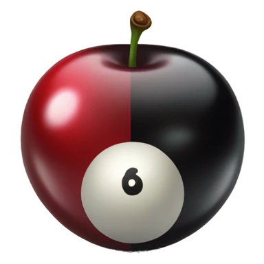 Two 8 ball cherries sticker
