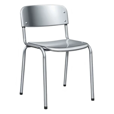 danish design metal chair sticker