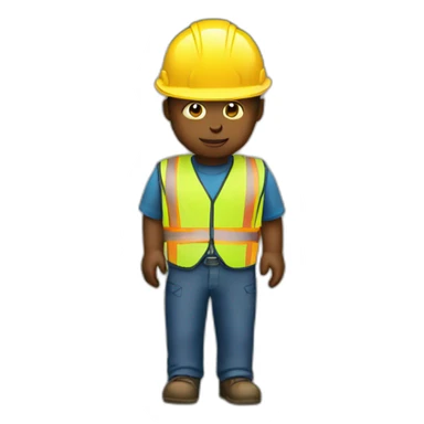 person watching road works normal clothes sticker
