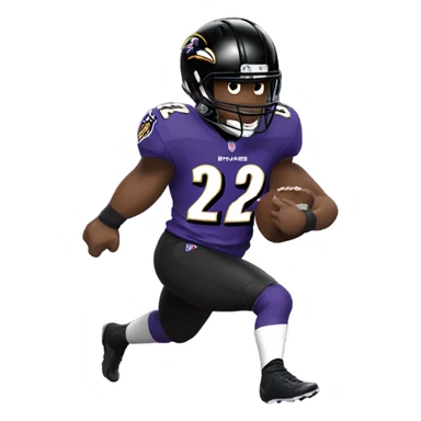 Baltimore ravens Derrick Henry 22 sticker