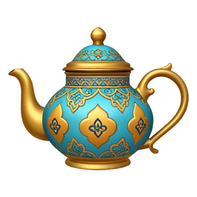 moroccan style teapot sticker
