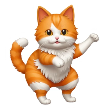 Cat twerking sticker