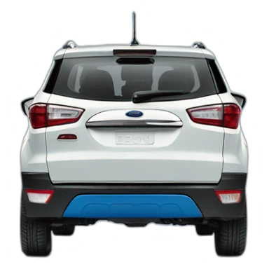 Ford ecosport titanium Blue sticker